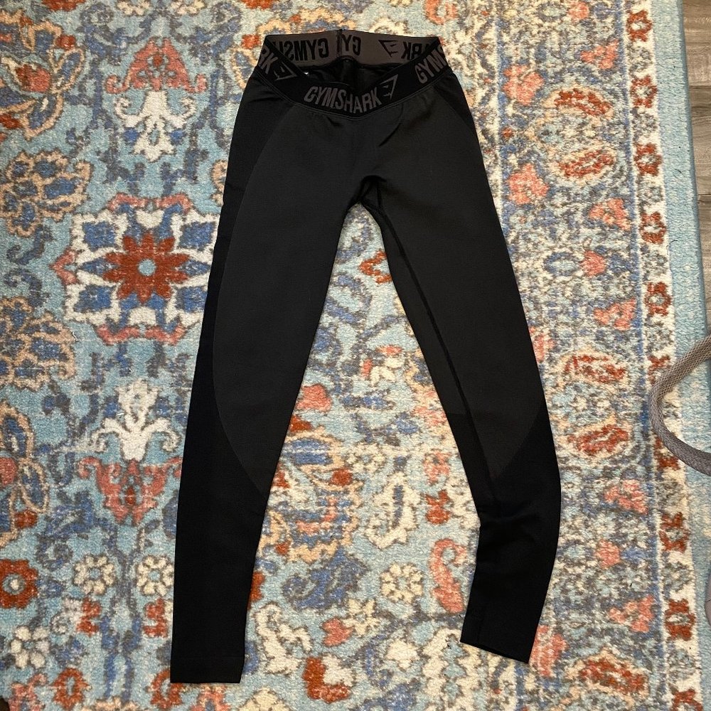 Gymshark flex high waisted leggings Black / grey